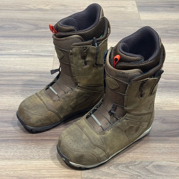 Burton x Red Wing Leather Ion Snowboard Boot in Brown - Men’s 10 - Picture 1 of 10